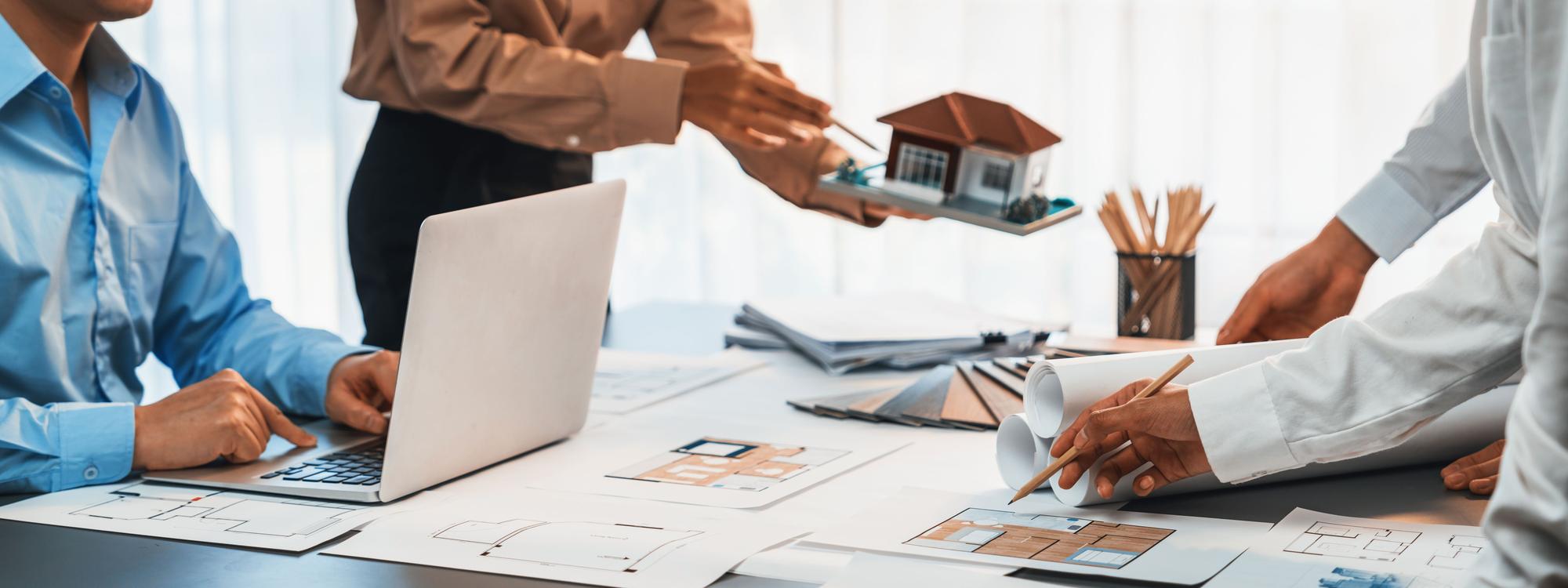 Birou agentie imobiliare modern